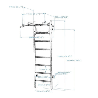 BenchK Series 2 231 Wall Bars