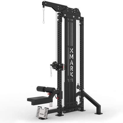 Commercial Lat Pulldown and Low Row Single Stack Functional Trainer
