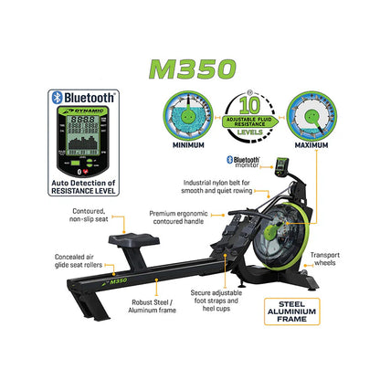 Dynamic Fluid Fitness M350 Rower