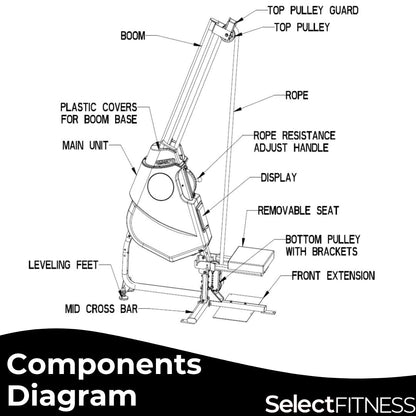 Marpo VLT Compact Rope Trainer Machine